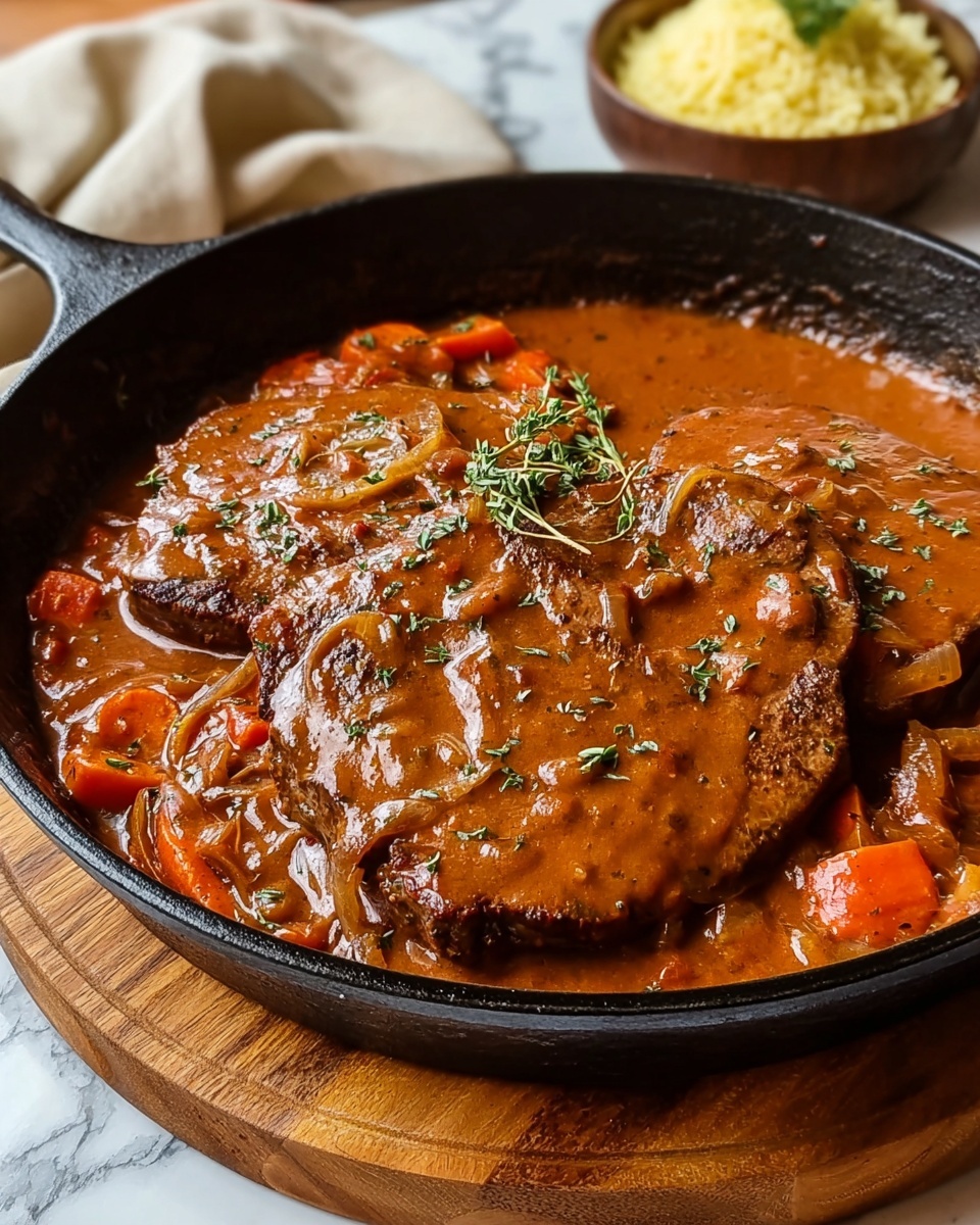 Smothered Swiss Steak Recipe - Recipe Image