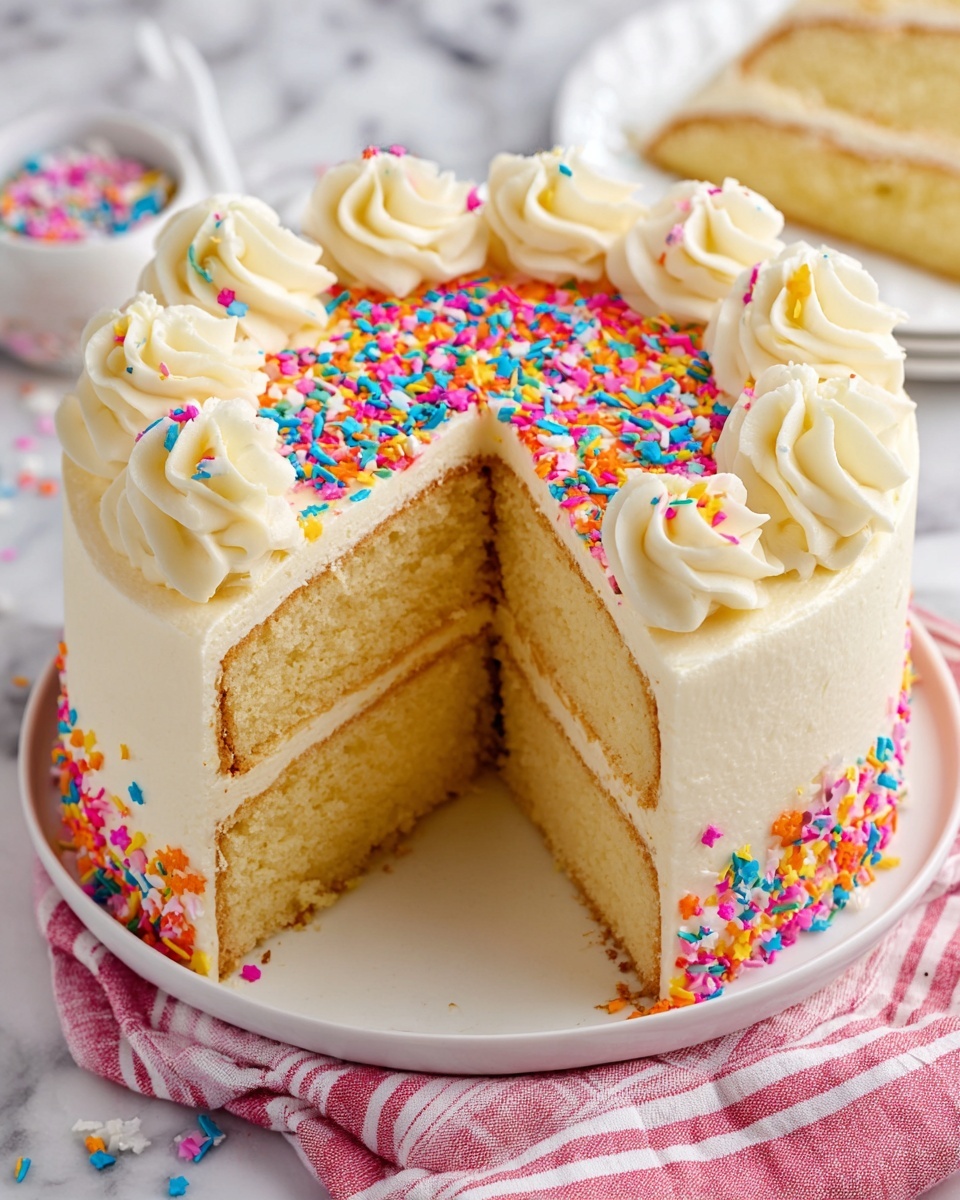 Homemade Vanilla Cake Recipe - Recipe Image