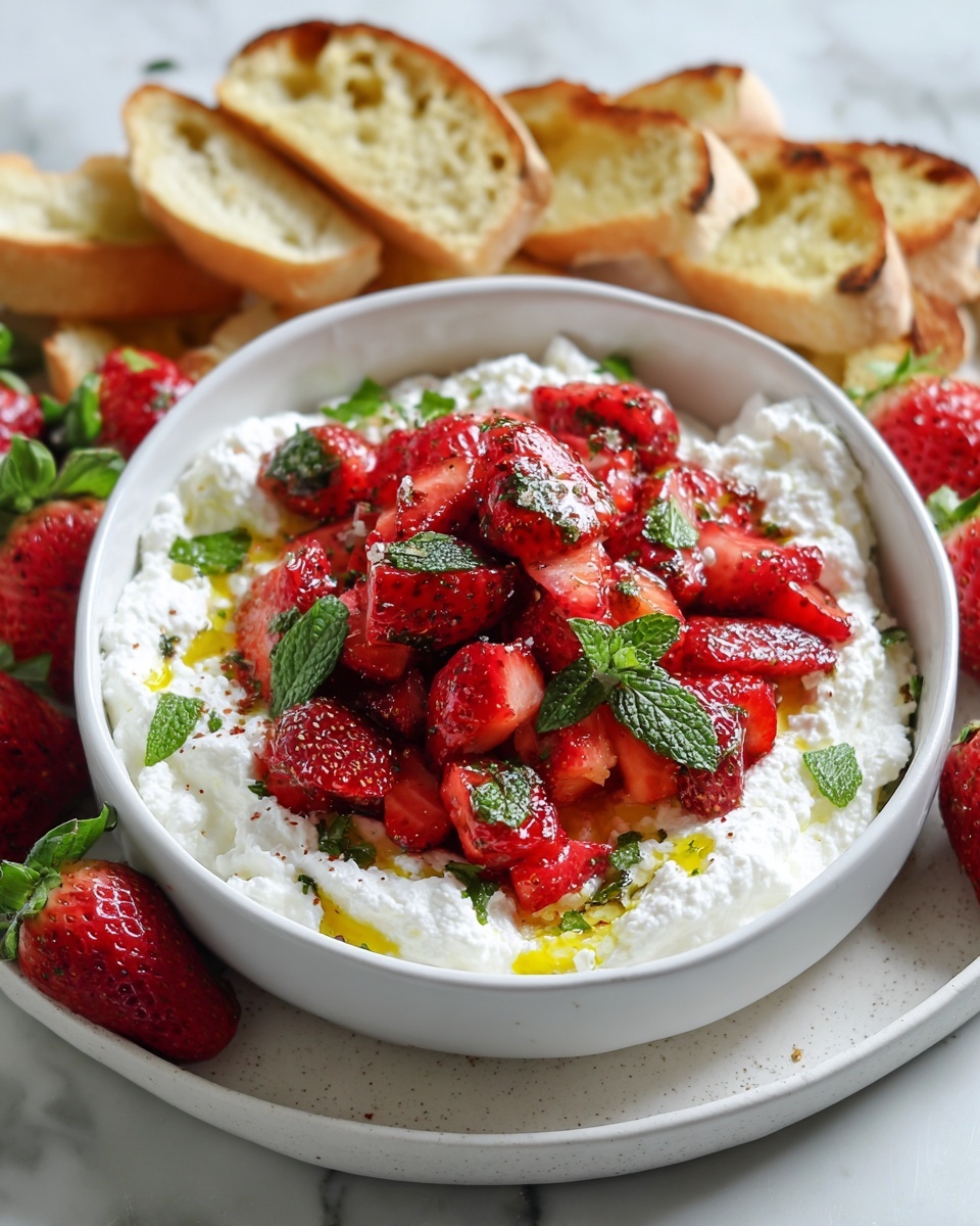 Whipped Feta Dip with Roasted Strawberries Recipe - Recipe Image