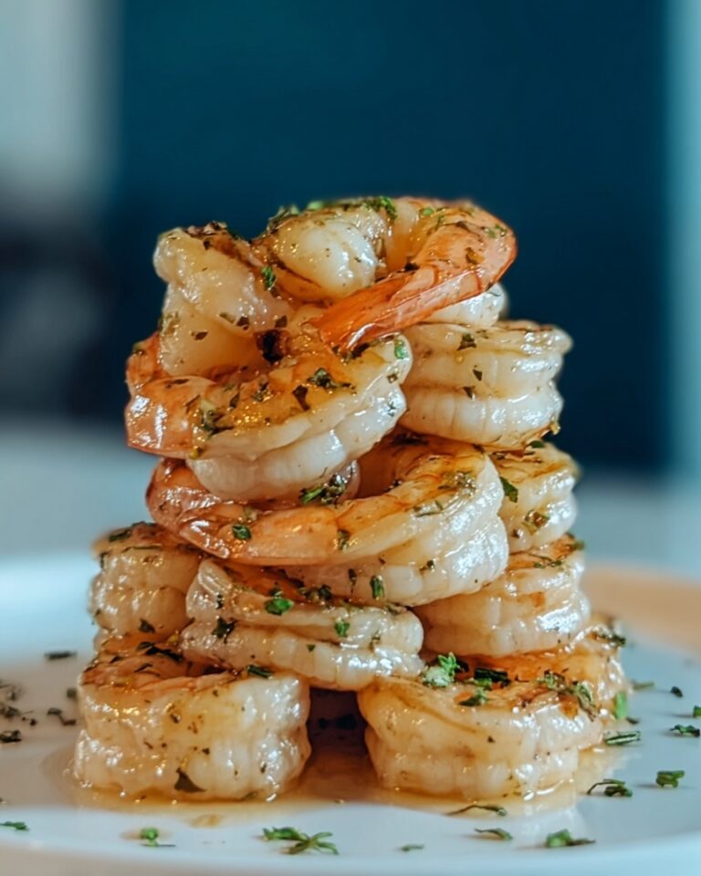 Garlic Butter Shrimp Stack Recipe
