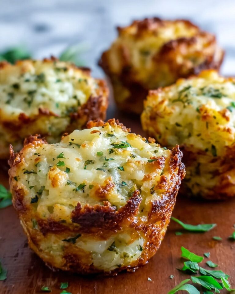 Crispy Parmesan Zucchini Potato Muffins Recipe