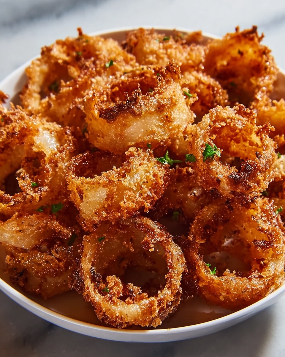 Crispy Mini Blooming Onions in Air Fryer Recipe - Recipe Image