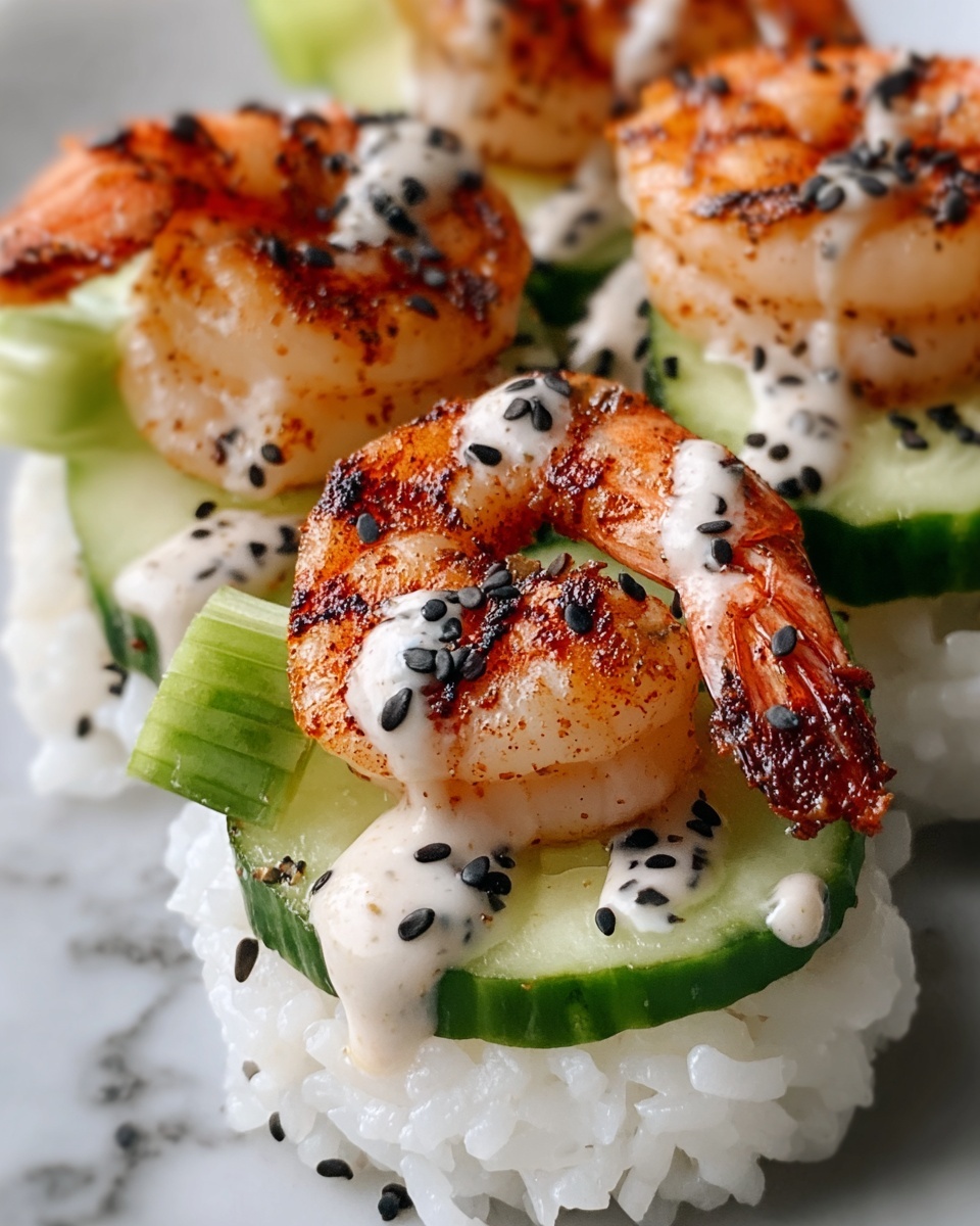 Shrimp Avocado Cucumber Boats Recipe - Recipe Image