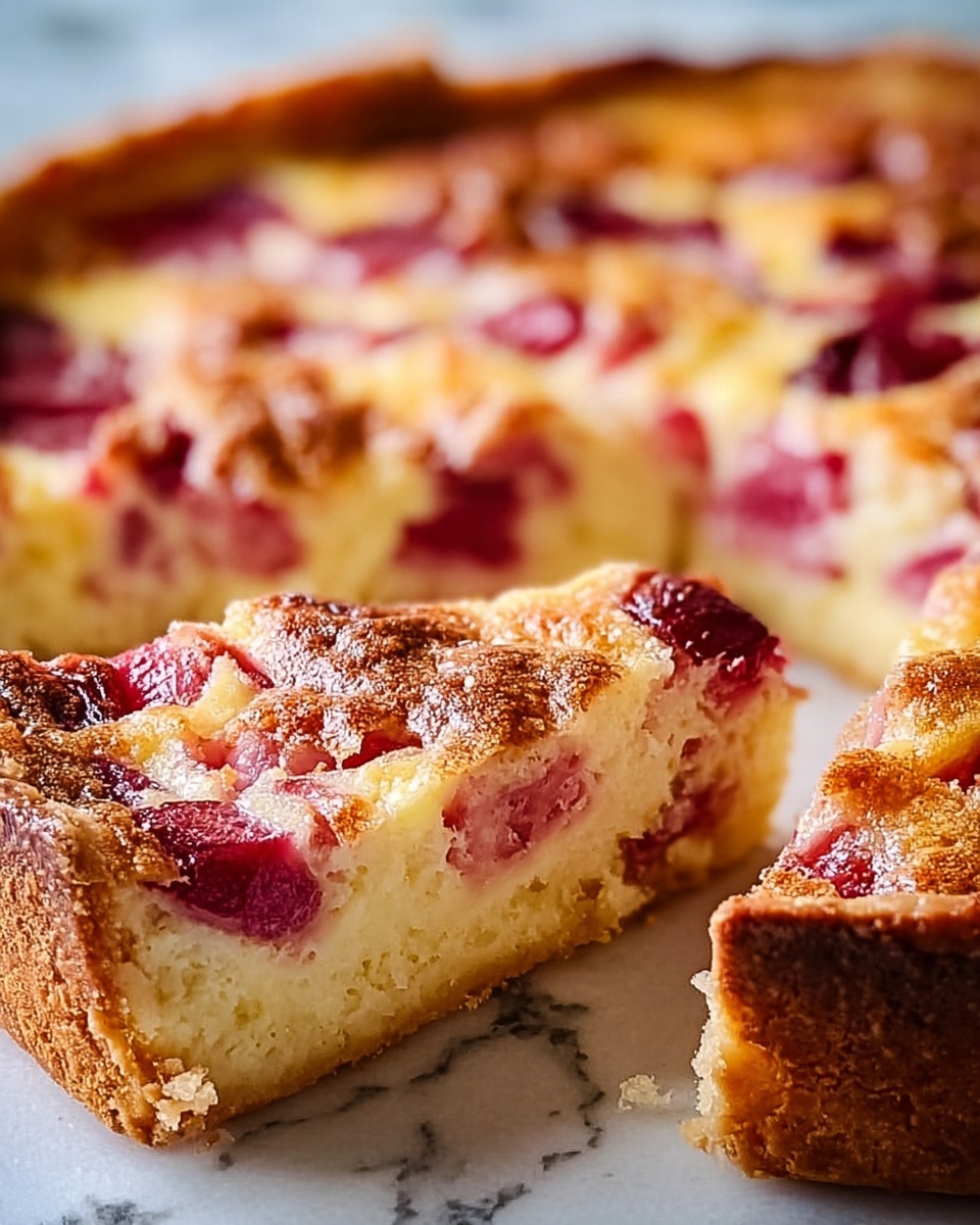 Norwegian Rhubarb Cake Recipe - Recipe Image
