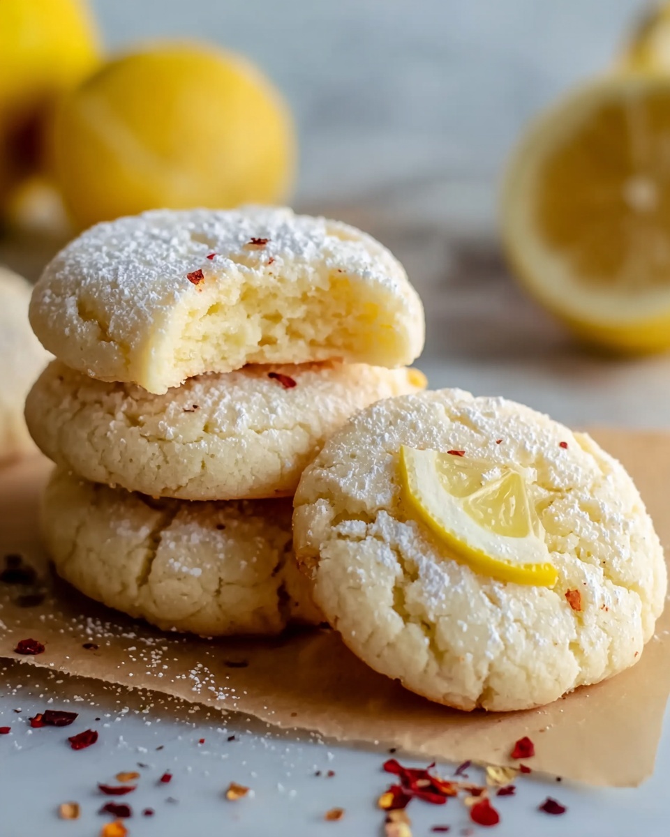 Christmas Soft Lemon Cookies Recipe - Recipe Image