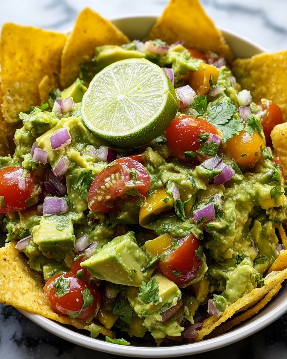 Avocado Salsa with Tortilla Chips Recipe - Recipe Image