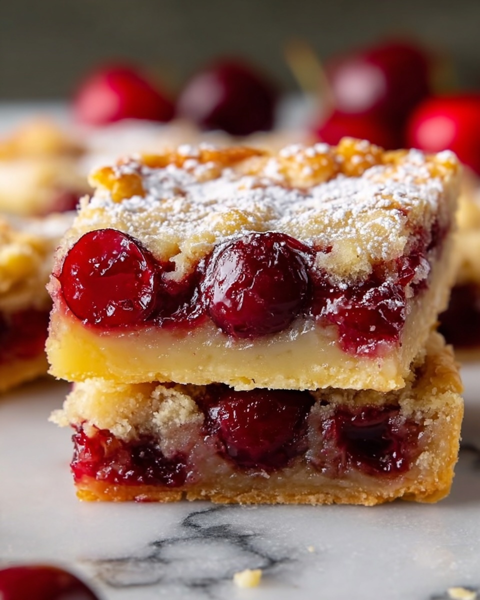 Cherry Pie Bars Recipe - Recipe Image