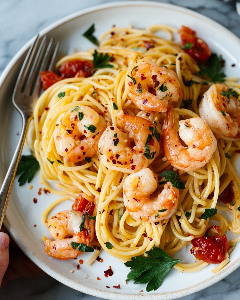 Spicy Shrimp Pasta Recipe - Recipe Image