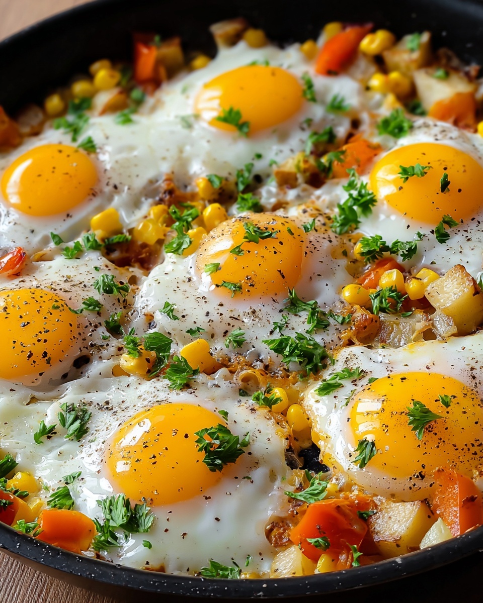 Simple Loaded Breakfast Skillet Recipe - Recipe Image