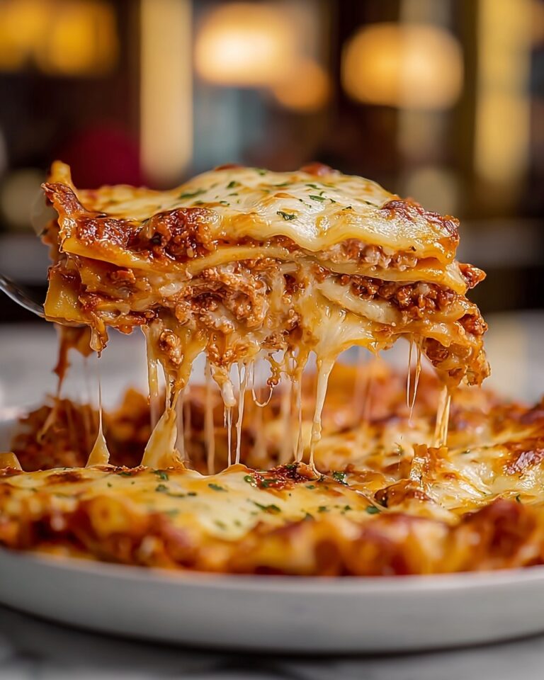Famous Three-Cheese Lasagna Recipe