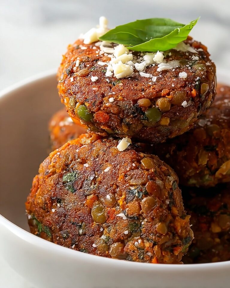 Easy Vegetarian Lentil Meatballs Recipe