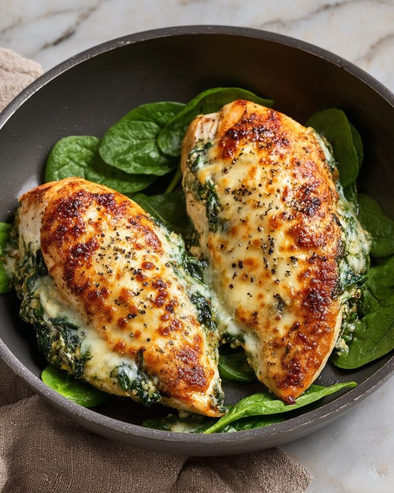 Spinach and Cheese Stuffed Chicken Breast Recipe