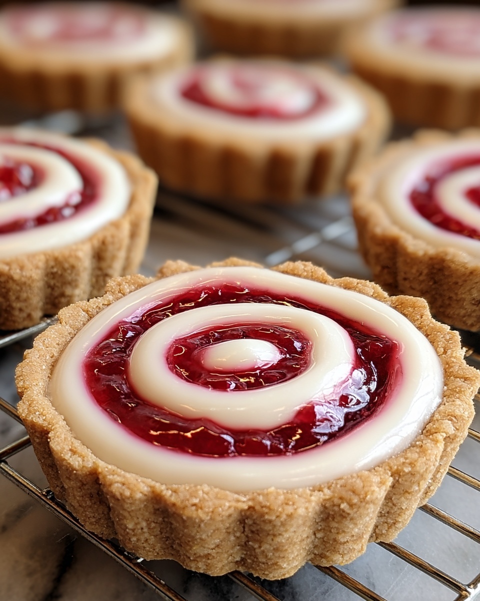 Raspberry Swirl Shortbread Cookies Recipe - Recipe Image