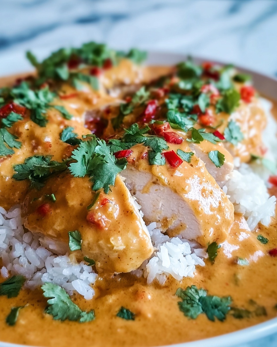 Crockpot Thai Peanut Chicken Recipe - Recipe Image