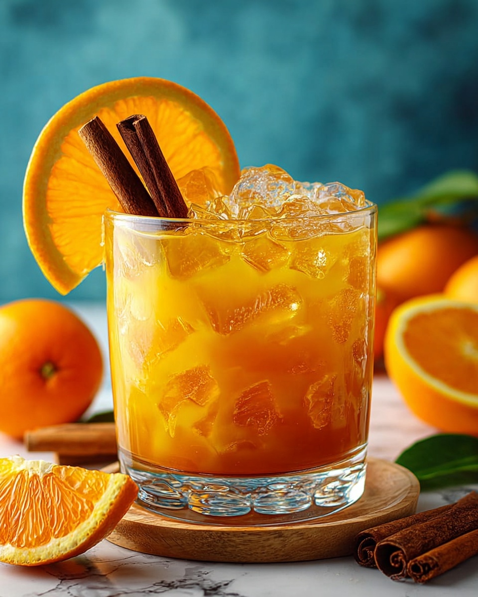 Orange Cinnamon Iced Tea Recipe - Recipe Image