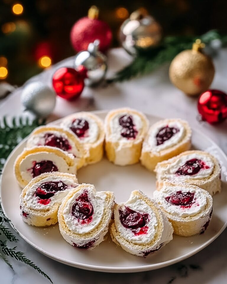 Festive Christmas Cranberry Cream Cheese Roll-Ups Recipe