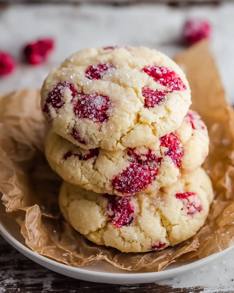 Soft and Chewy Raspberry Sugar Cookies Recipe