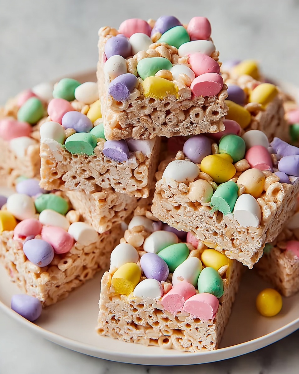 Easter Rice Krispie Bars Recipe - Recipe Image