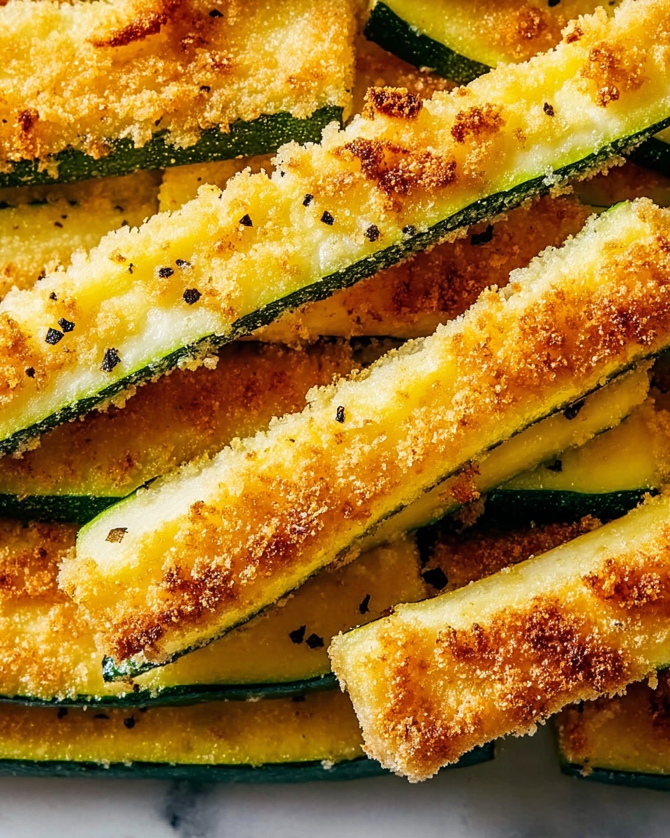 Crispy Air Fryer Parmesan Zucchini Fries Recipe - Recipe Image