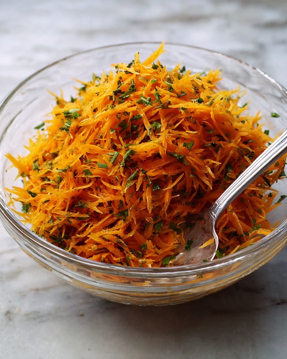 Grated Carrot Salad with Fresh Herb Dressing Recipe - Recipe Image