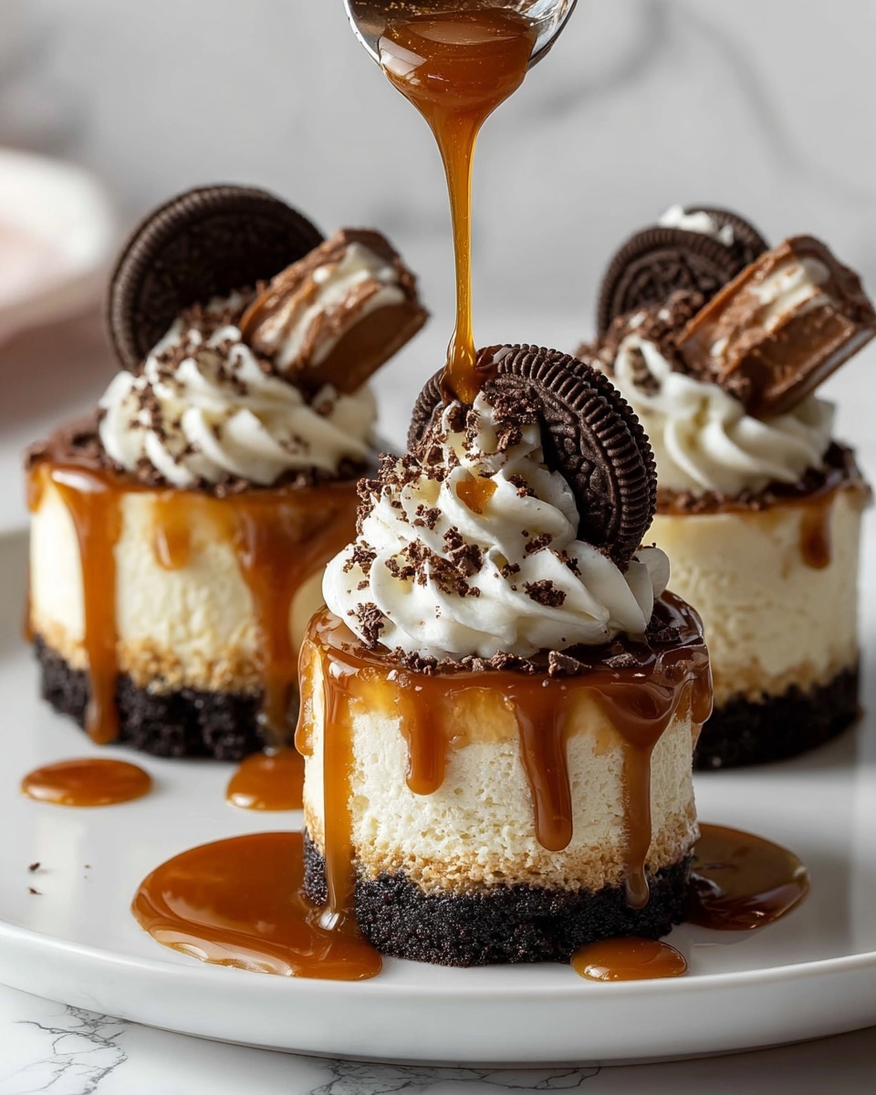 Mini Rolo Cheesecakes: The Ultimate Bite-Sized Dessert Recipe - Recipe Image