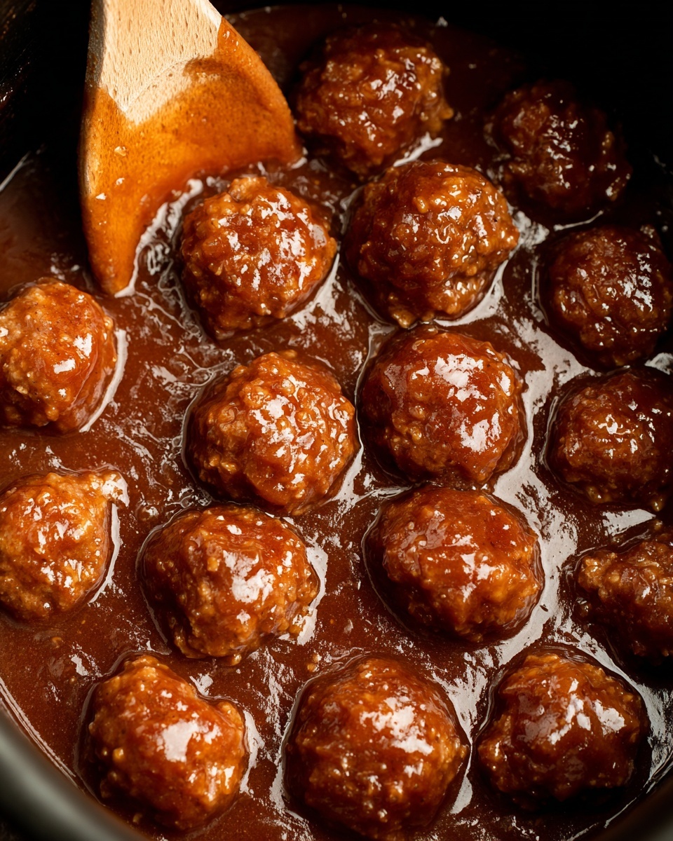 Slow Cooker Salisbury Steak Meatballs Recipe - Recipe Image