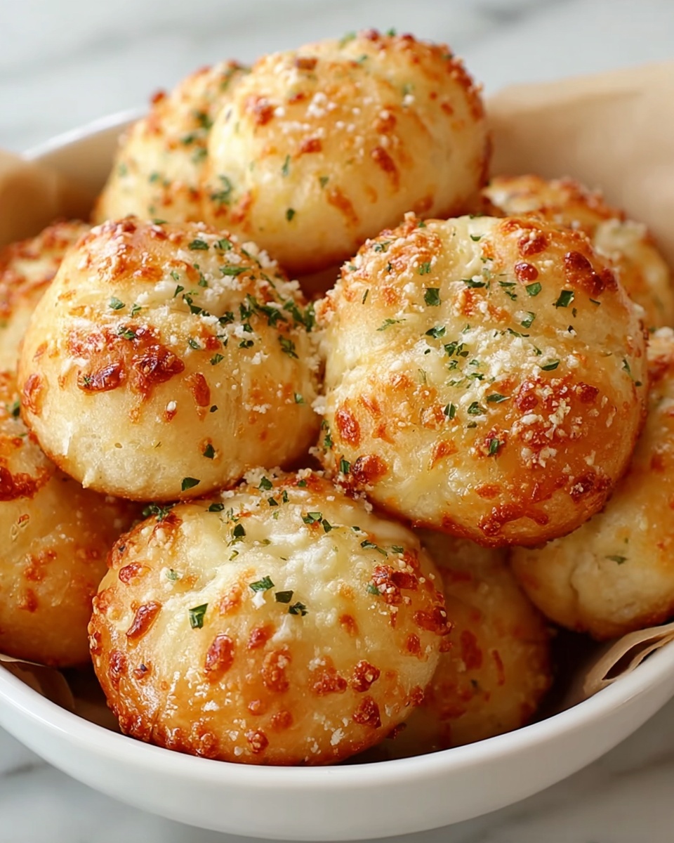 Homemade Parmesan Bread Bites Recipe - Recipe Image