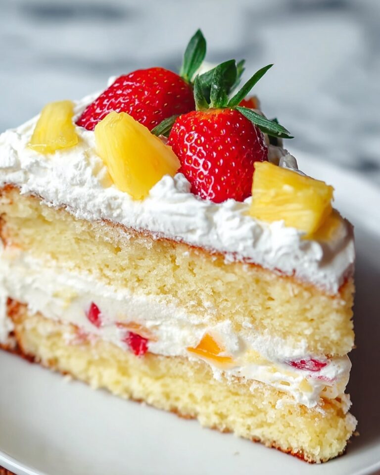 Best Tropical Layered Poke Cake Recipe