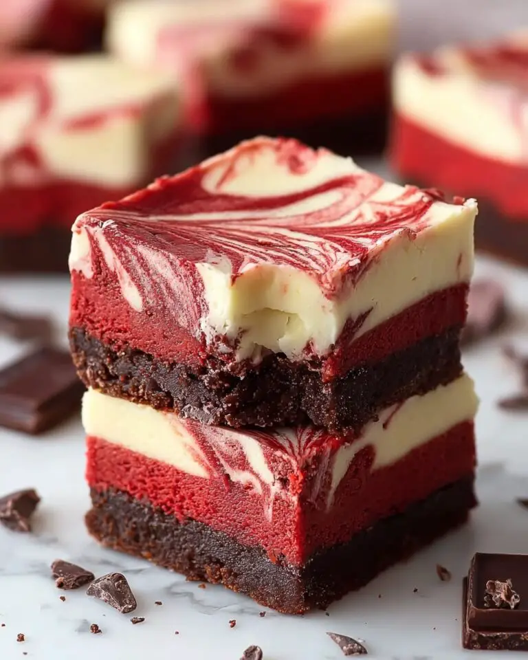 Decadent Red Velvet Cheesecake Brownies Recipe
