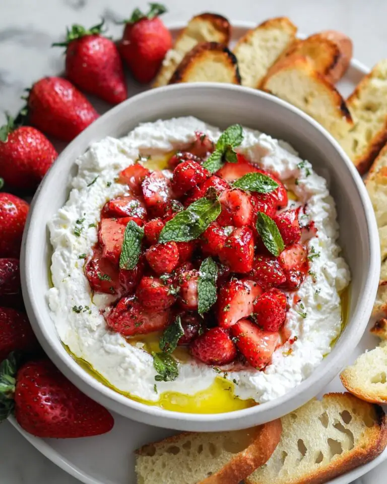 Whipped Feta Dip with Roasted Strawberries Recipe