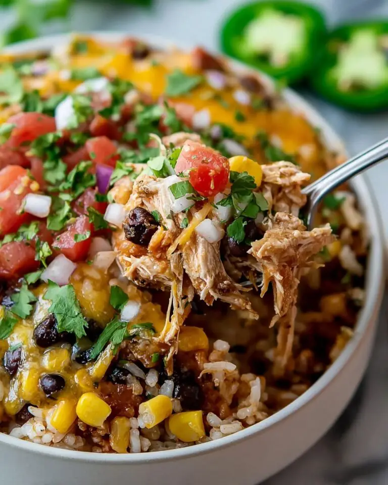 One-Pot Chicken Burrito Bowls Recipe