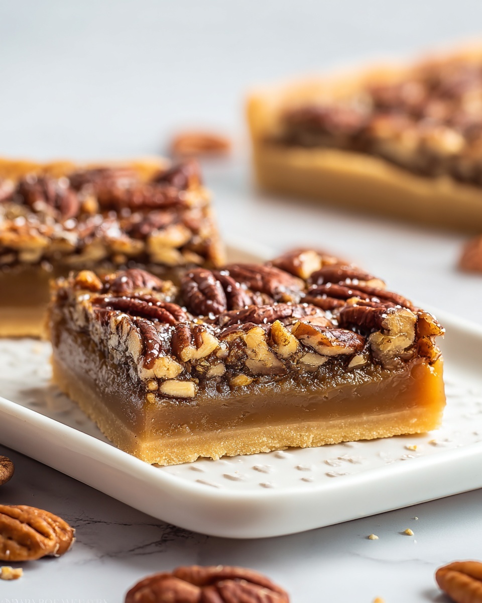 Easy Pecan Pie Bars Recipe - Recipe Image
