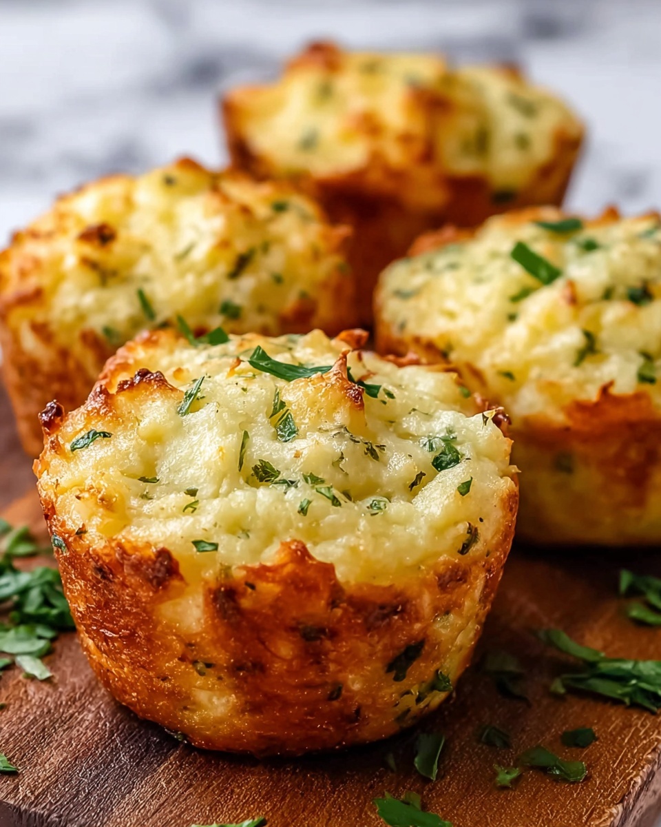 Crispy Parmesan Zucchini Potato Muffins Recipe - Recipe Image