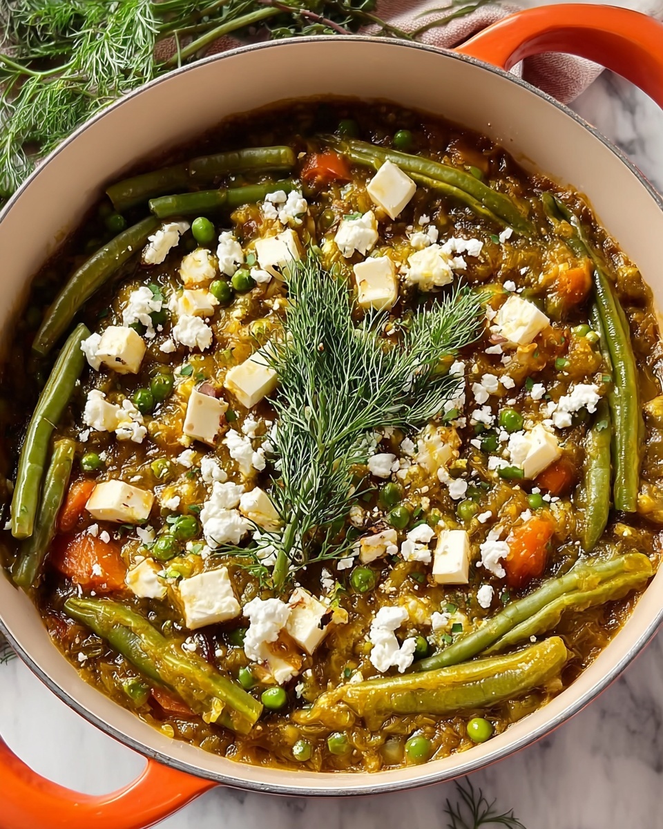 Fasolakia – Greek Green Beans Recipe - Recipe Image