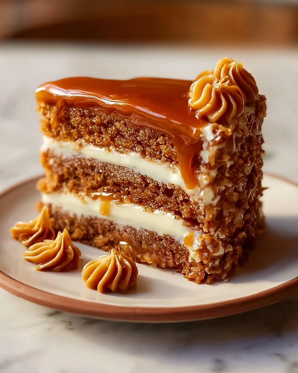 Butterscotch Cake with Caramel Frosting Recipe - Recipe Image
