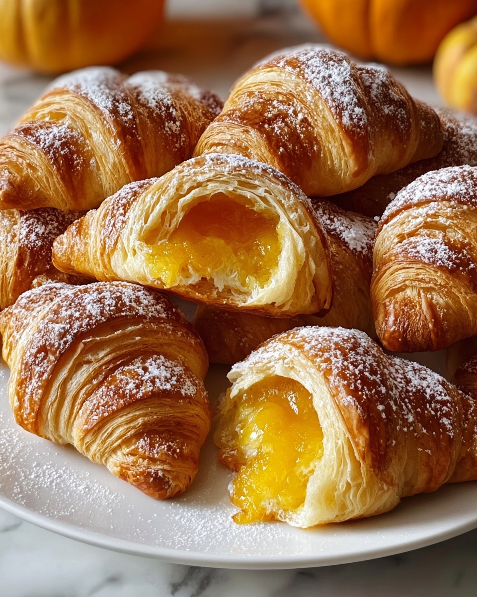 Mini Pumpkin Pie Crescent Rolls Recipe - Recipe Image