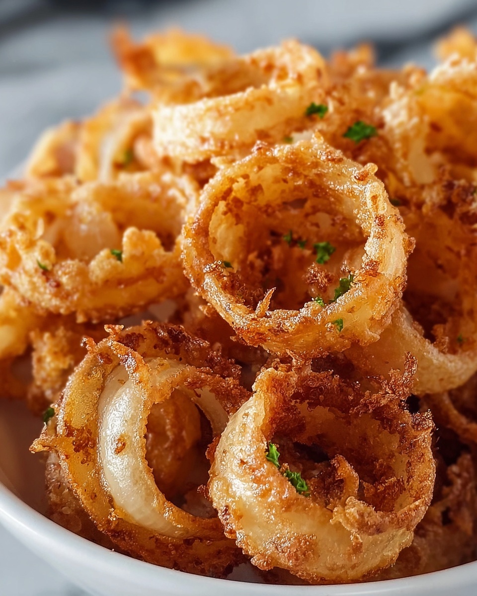 Crispy Mini Blooming Onions in Air Fryer Recipe - Recipe Image