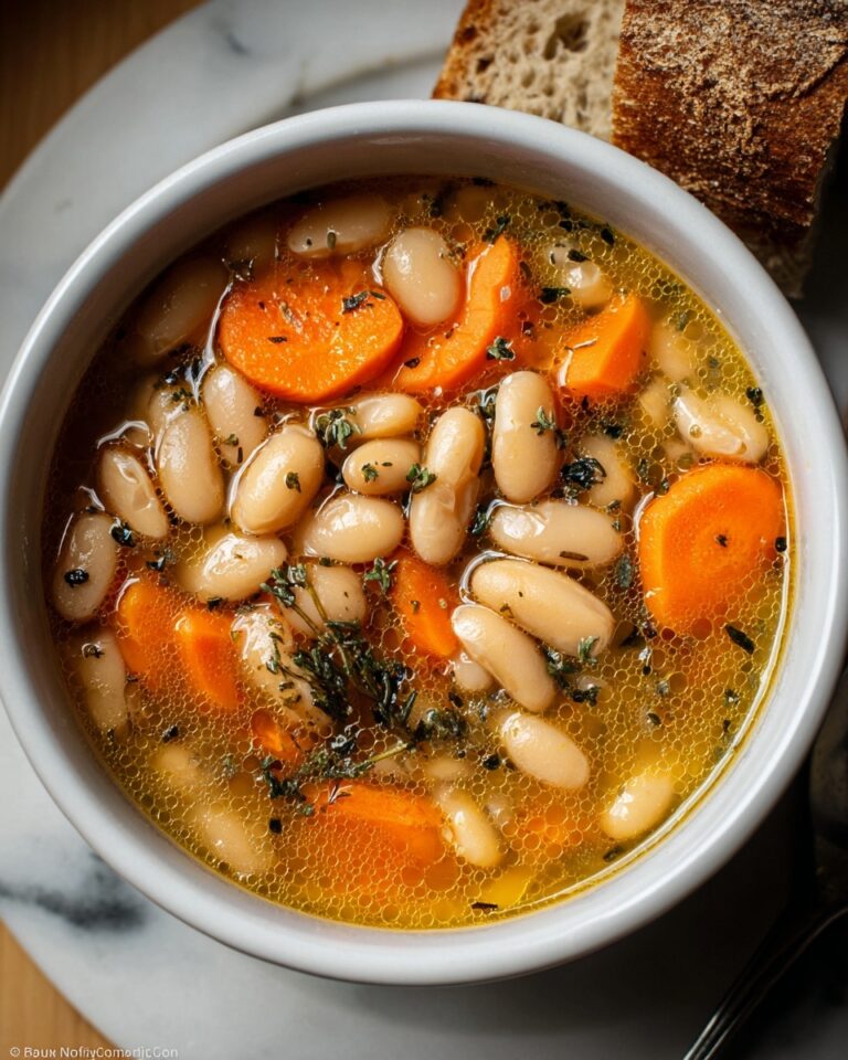 Great Northern Bean Soup with Carrots Recipe