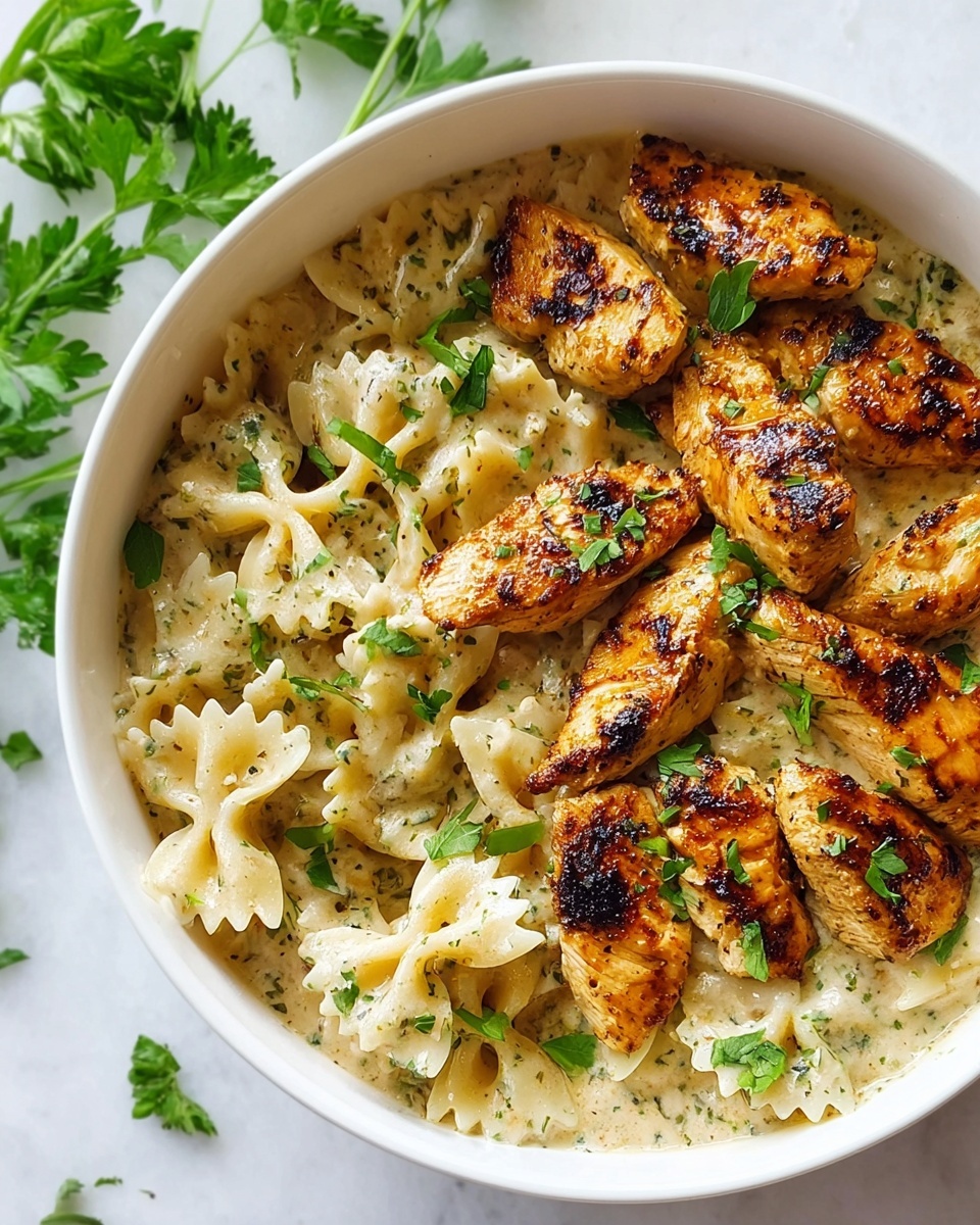 Creamy Garlic Parmesan Chicken Pasta Recipe - Recipe Image