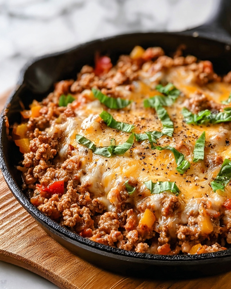 Simple Ground Turkey Pepper Skillet Recipe - Recipe Image