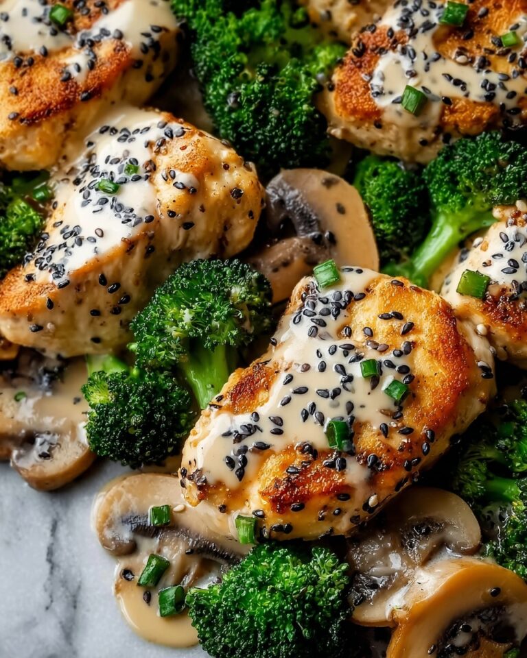 Creamy Broccoli and Mushroom Chicken Recipe