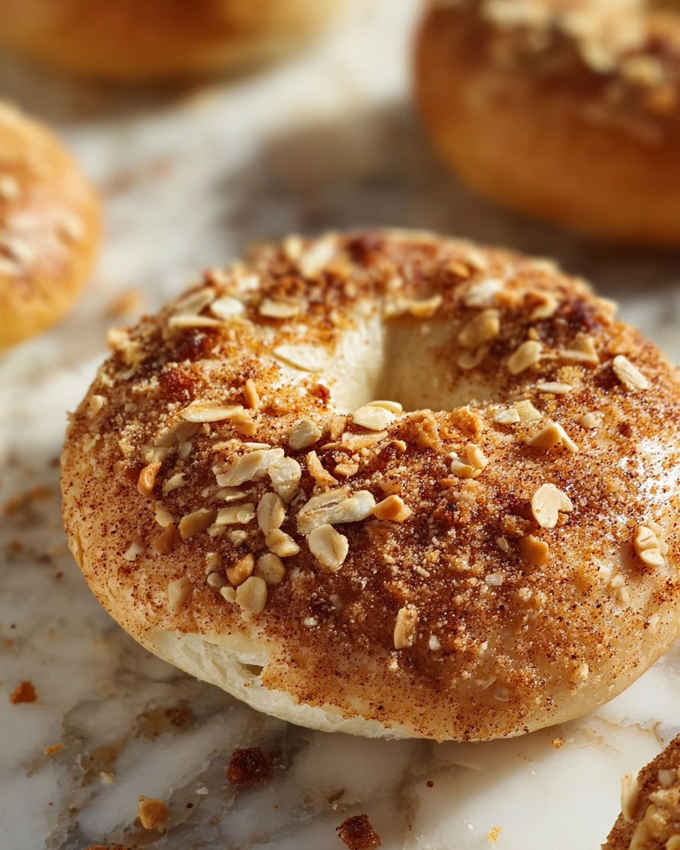 Sourdough Cinnamon Crunch Bagels Recipe - Recipe Image