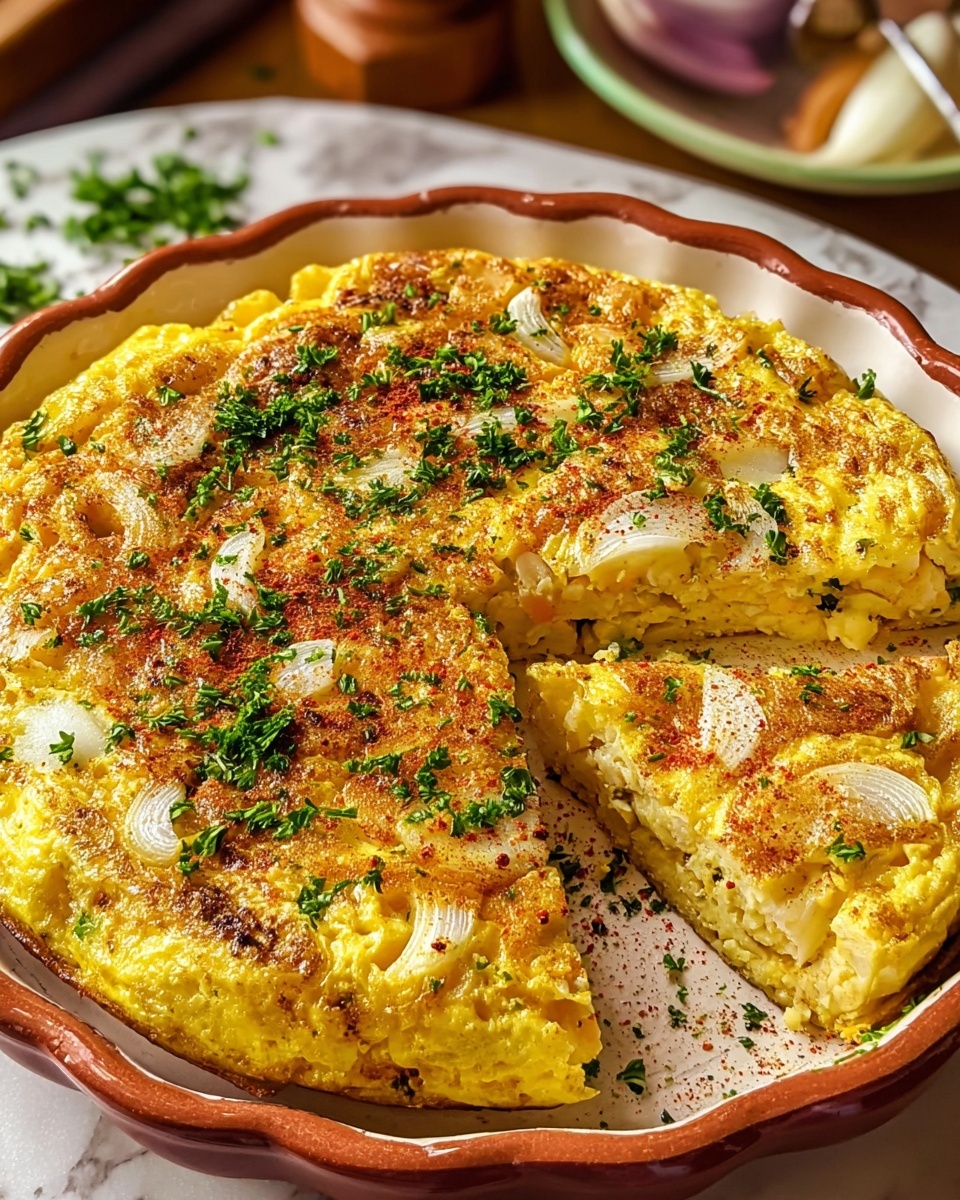 Egyptian Egg Casserole with Onions and Herbs (Egga) Recipe - Recipe Image