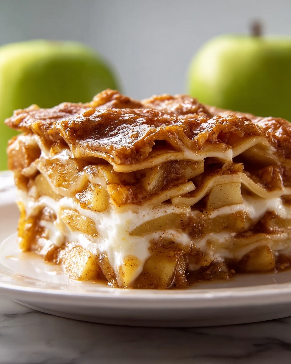 Cinnamon Roll Apple Lasagna Recipe - Recipe Image
