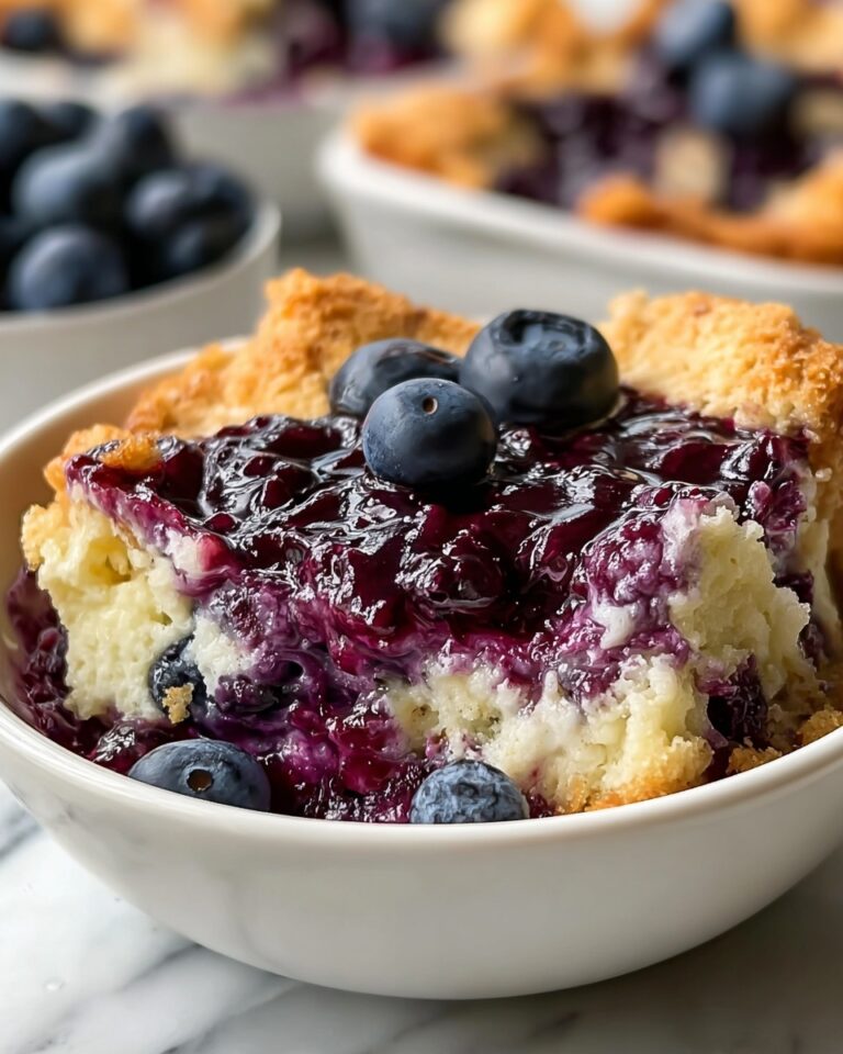 Blueberry Cream Cheese Dump Cake Recipe
