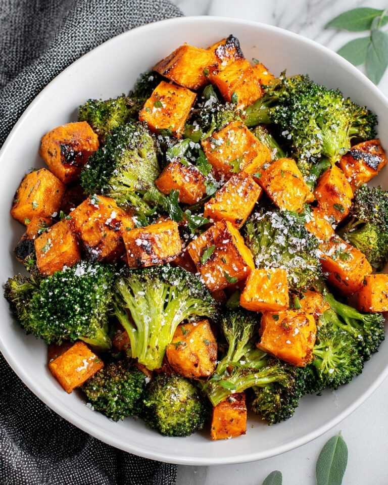 Roasted Broccoli and Sweet Potatoes Recipe