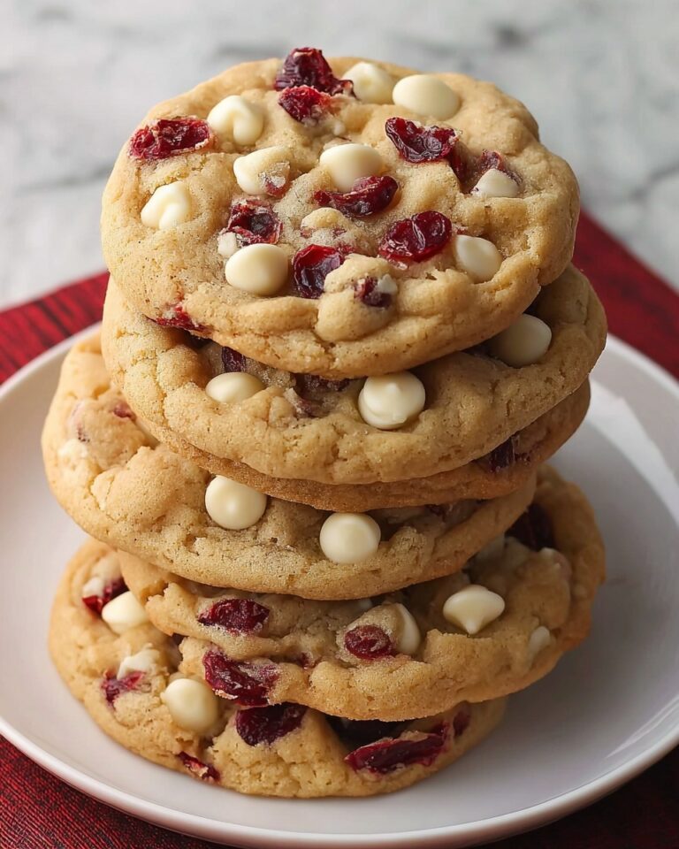 White Chocolate Cranberry Cookies Recipe