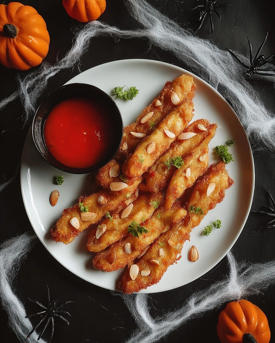 Air Fryer Witch Finger Chicken Tenders Recipe - Recipe Image