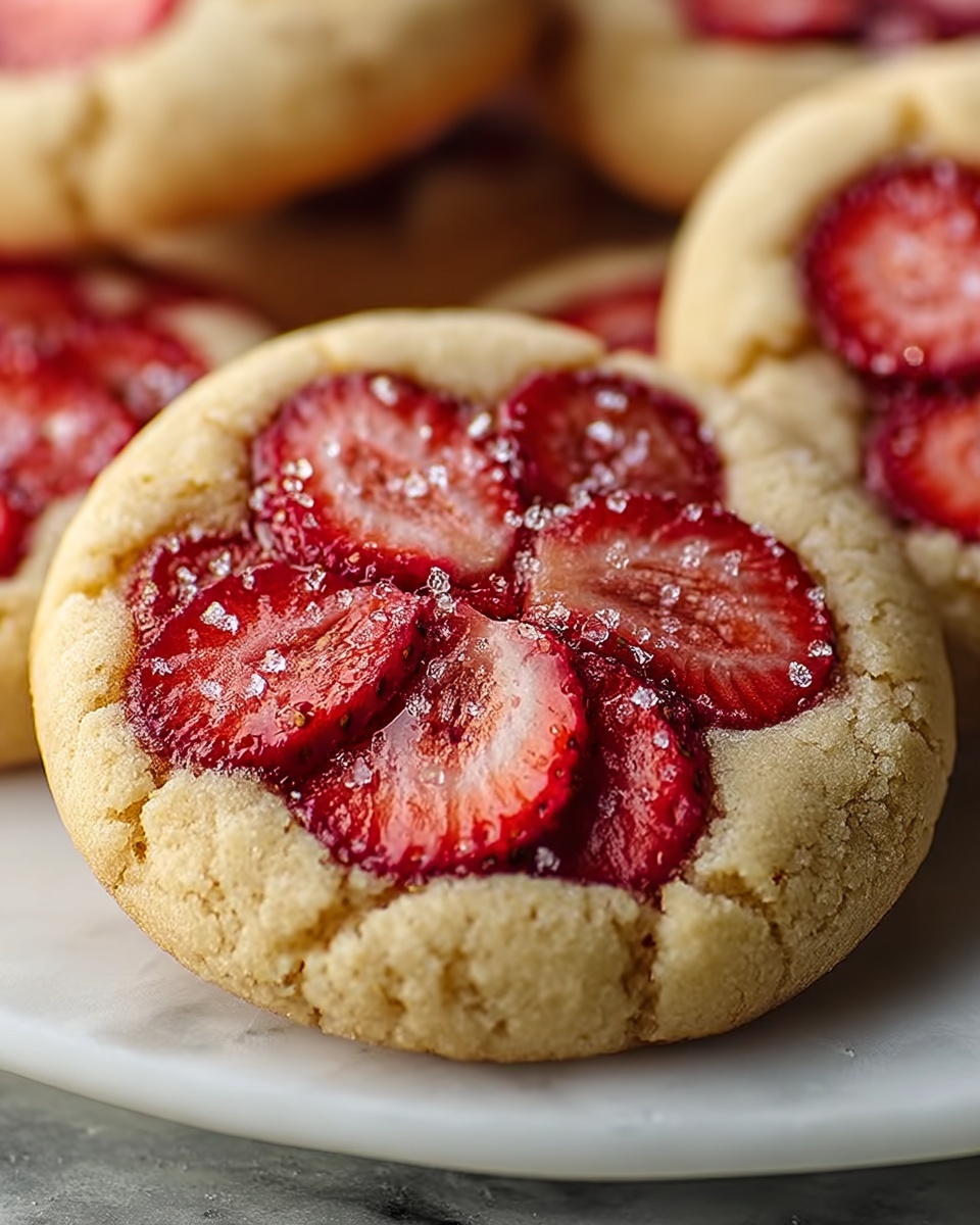 Double Strawberry Sugar Cookies Recipe - Recipe Image