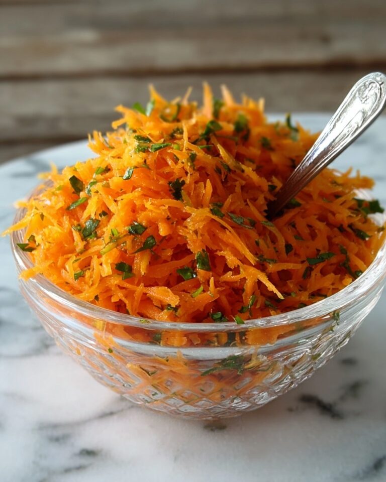 Grated Carrot Salad with Fresh Herb Dressing Recipe